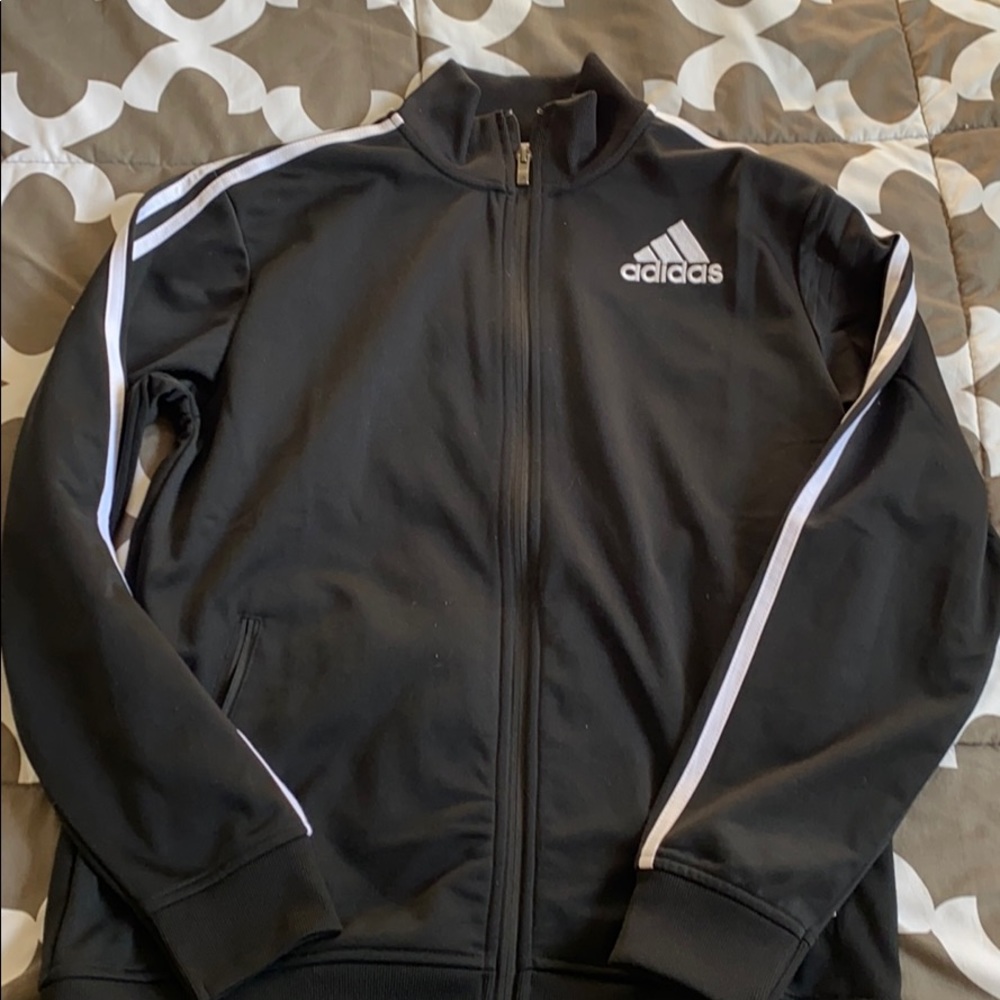 Kids black adidas jacket